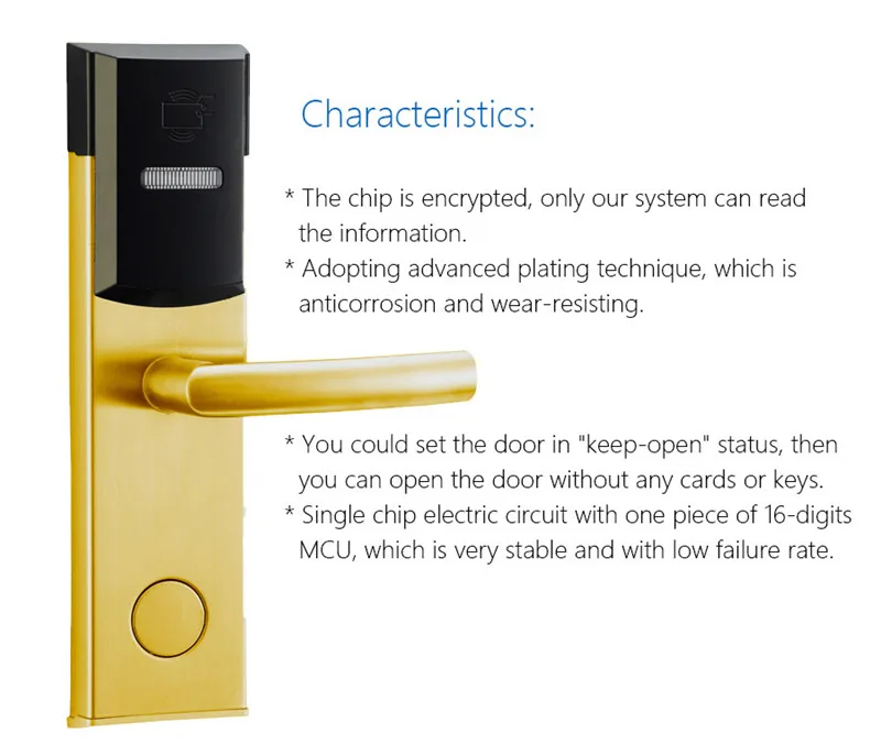 Электронный RFID дверной замок с ключом электрический замок для дома отель квартира офис умный вход защелка с Deadbolt lk18ES3MG