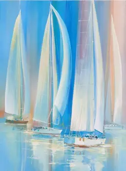 

Sailing Dream The wooden puzzle 1000 pieces ersion wood jigsaw puzzle white card adult children's educational toys