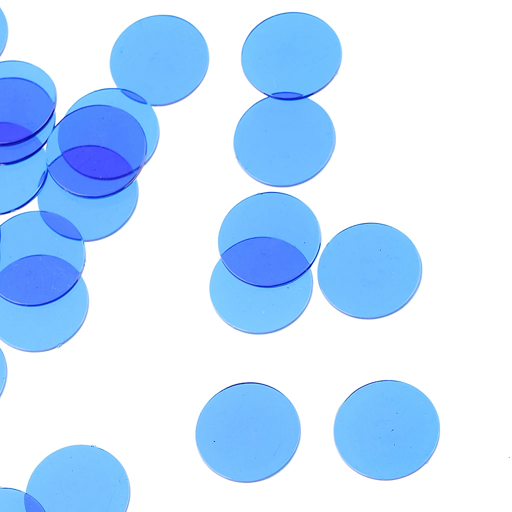 100 pcs Plastic Bingo Chips Circle Board Game Tokens Coins Party Club Family Games Supplies Board Translucent Design 100 pcs Plastic Bingo Chips Circle Board Game Tokens Coins Party Club Family Games Supplies Board Translucent Design