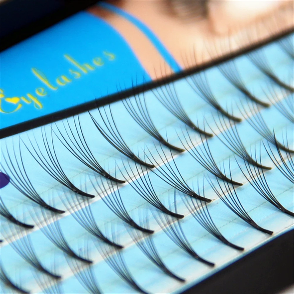 

8mm/10mm/12mm Natural Soft Fashion False Eyelash Extension Deluxe Lashes VOLUME Flase Eyelashes Fans