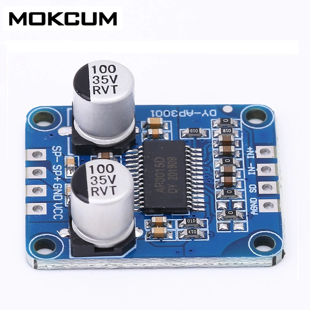 DC 8V 24V аудио усилитель мощности плата высокой Цифровой модуль моно класса D 4 8ohm