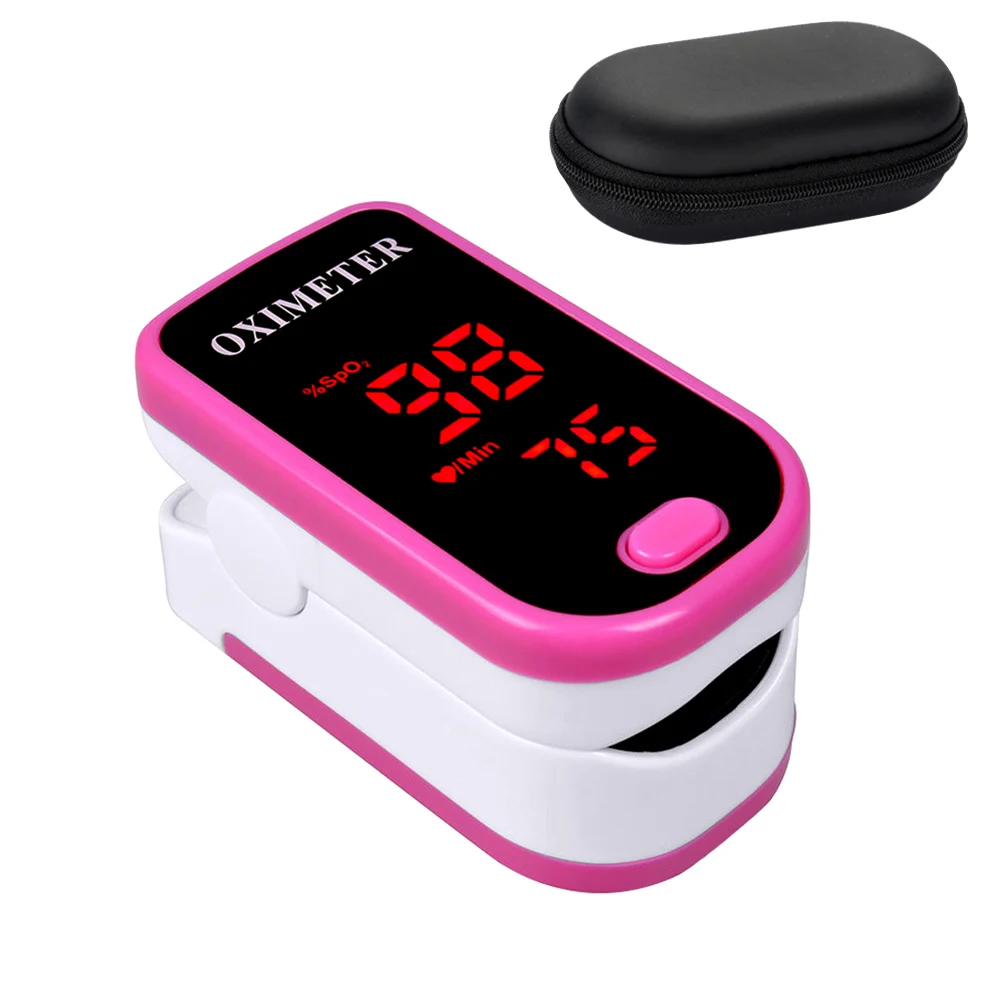 OLIECO Пальчиковый Пульсоксиметр портативный цифровой измеритель насыщения крови кислородом с OLED дисплеем для детей и взрослых SPO2 PR Oximetro CE