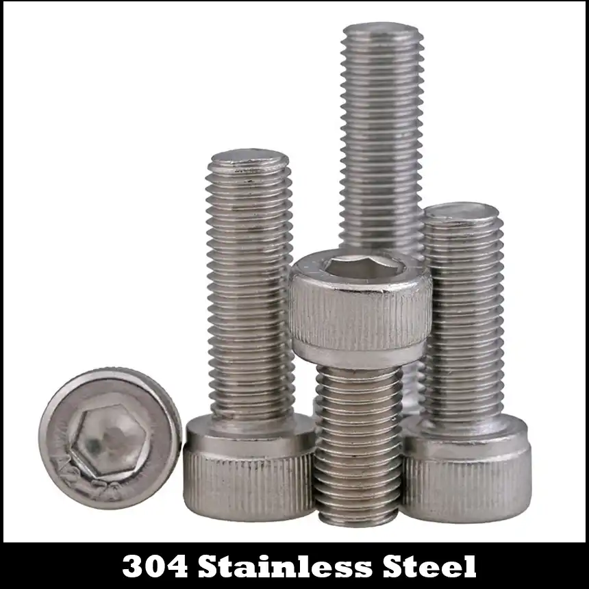 M12-1.5 Fine Thread 304 Stainless Steel Socket Head Caps Screws Metric DIN912
