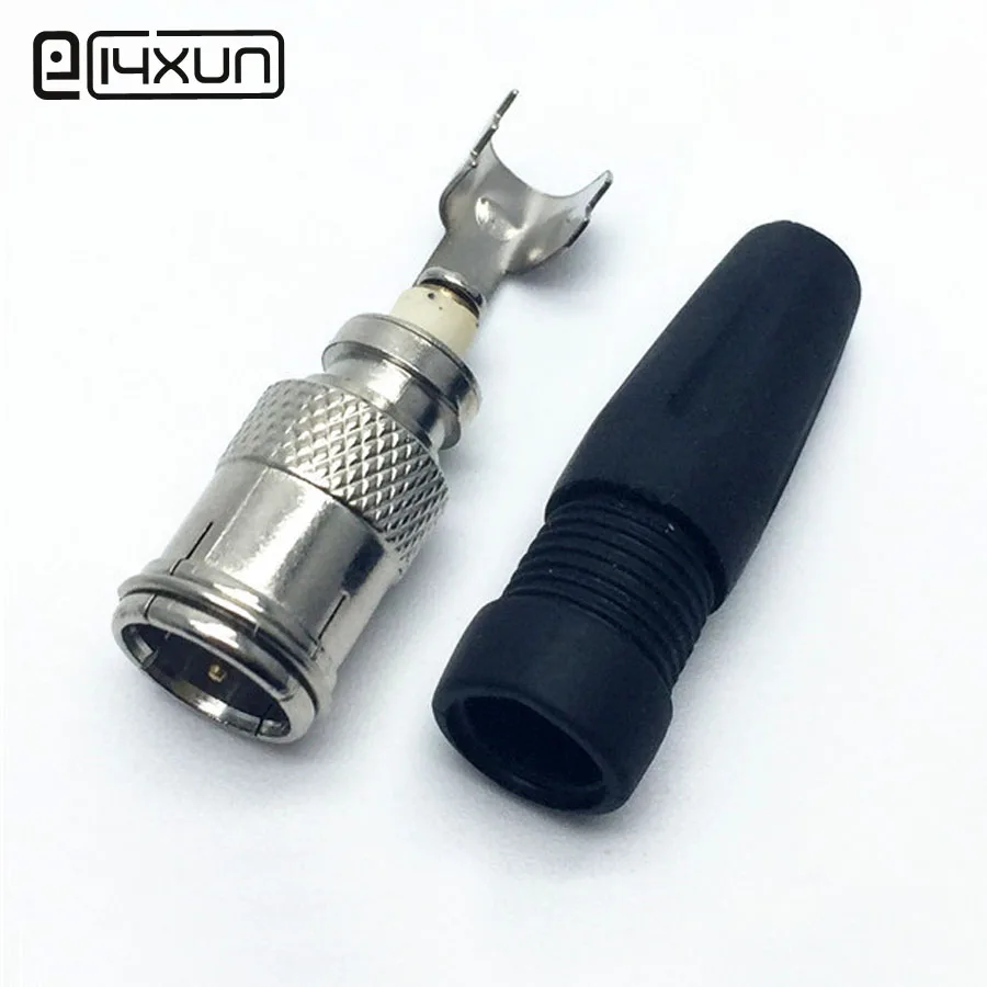 

1pcs Inch F Male Plug to RF TV Male Plugs TV General Head Inch Plug RF Revolution Connector Antenna Adapter Free Welding