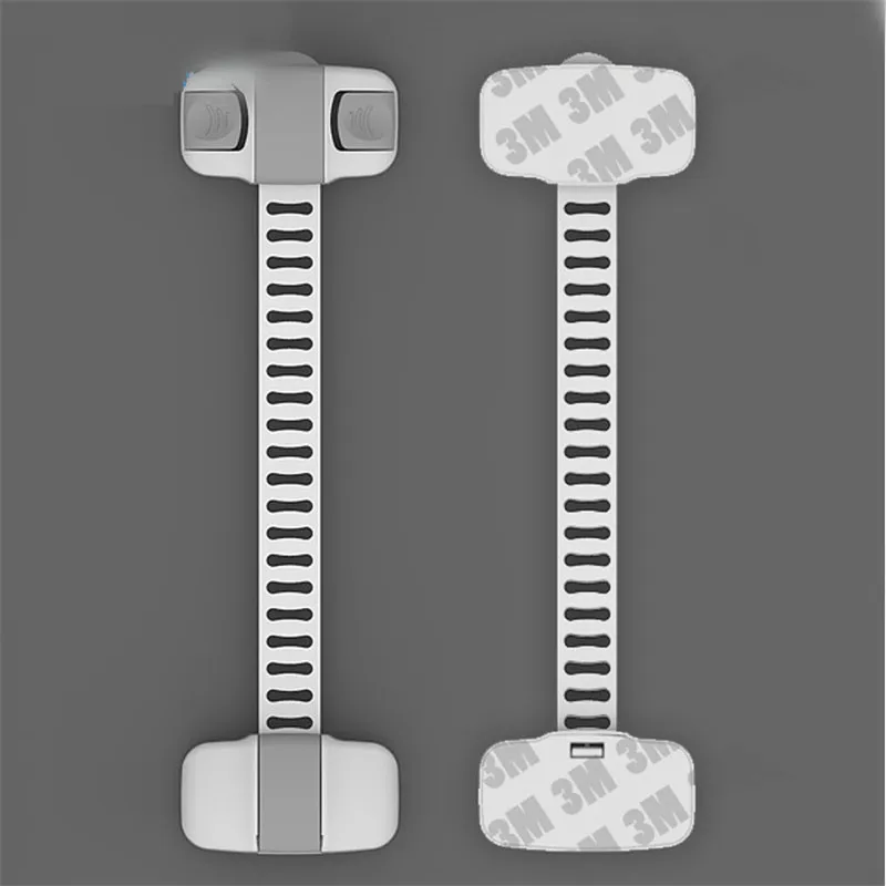 1 Pc Cabinet Lock Door Drawers Wardrobe Todder Kids Baby Safety Plastic ABS PE Toilet Refrigerator Lock ATRQ0469