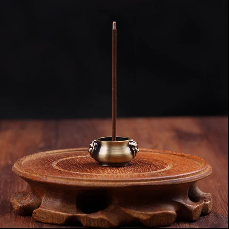 The thumb censer aromatherapy furnace carriage brass lions ears Joss