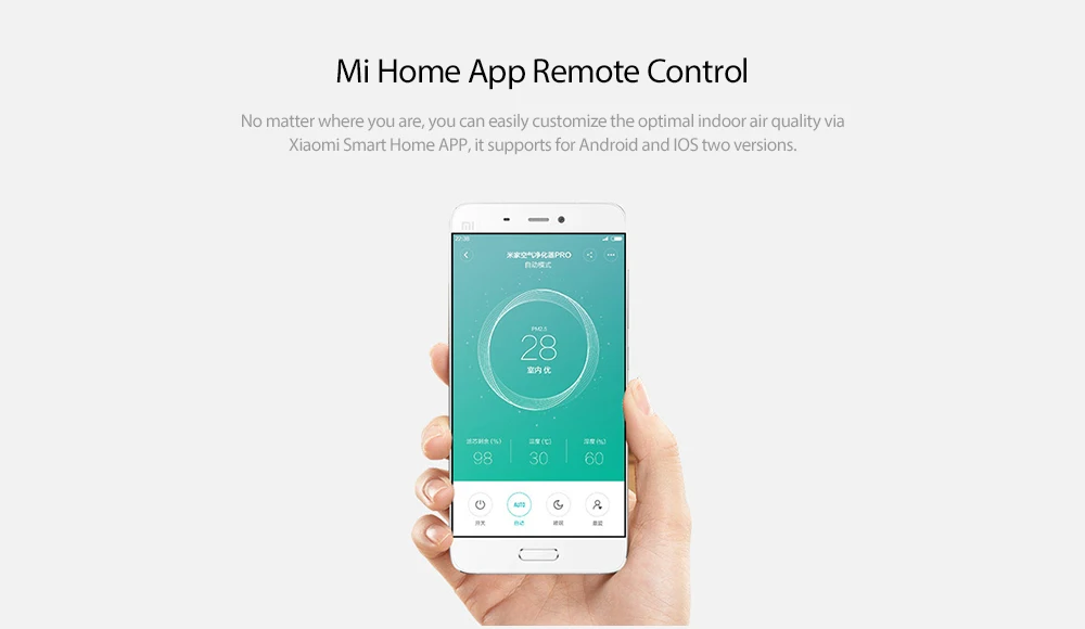 Очиститель воздуха Xiaomi Pro 2S OLED экран беспроводной Смартфон приложение управление домашняя очистка воздуха Интеллектуальный очиститель воздуха s 220 В