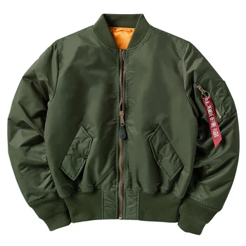 

MA-1 American Flight Winter Jacket Men Windbreaker Waterproof Bomber Coat Man MA1 Oversize Mens Polit Jackets 2020