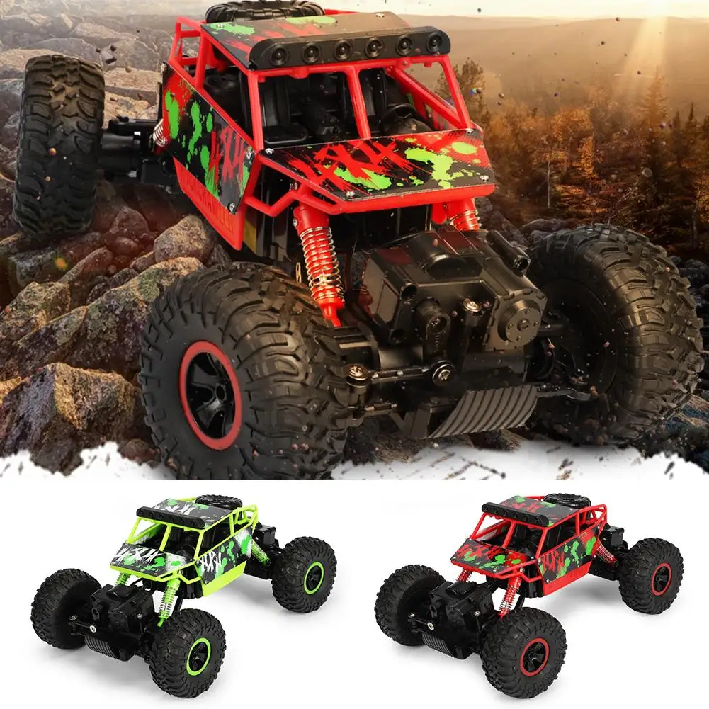 

2.4G 4WD 4x4 Off Road RC Car Remote Control On The Radio Controlled Rock Crawler Driving Vehicle Toy