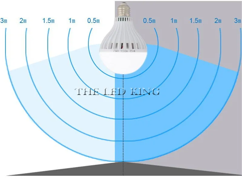 Светодиодный светильник E27, датчик движения, светодиодный, звуковая лампа с голосовым управлением, 3 Вт, 5 Вт, 7 Вт, 9 Вт, светодиодный светильник, лампочка, светодиодный, E27, светодиодный, s лампа для крыльца, прихожей