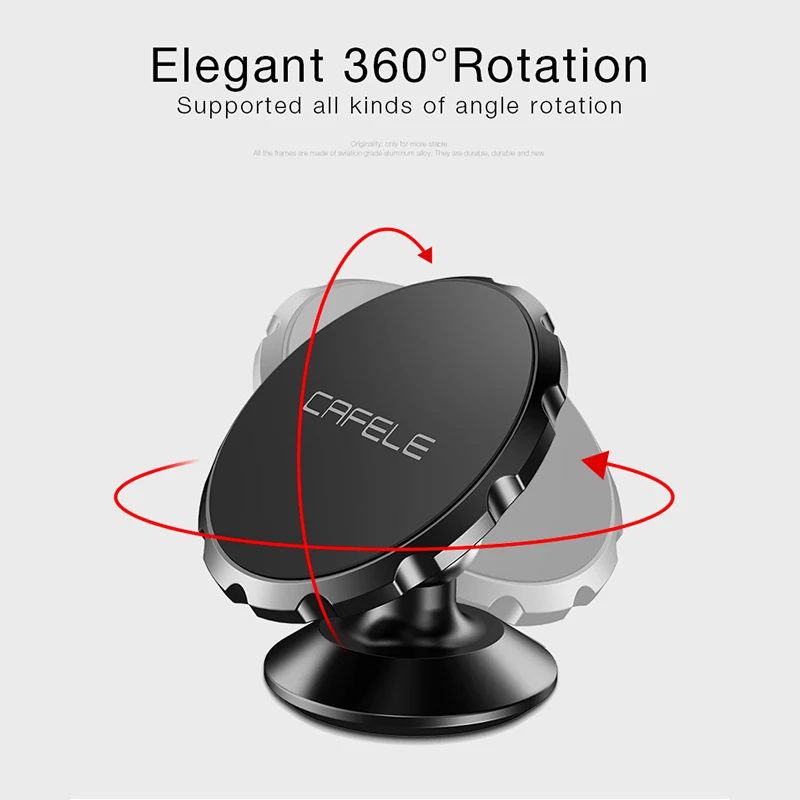 CAFELE Car Phone Holder Phone Accessories Magnetic Cell Phone Stand For Car Air Vent Paste 2 Types Phone Support For All Phones