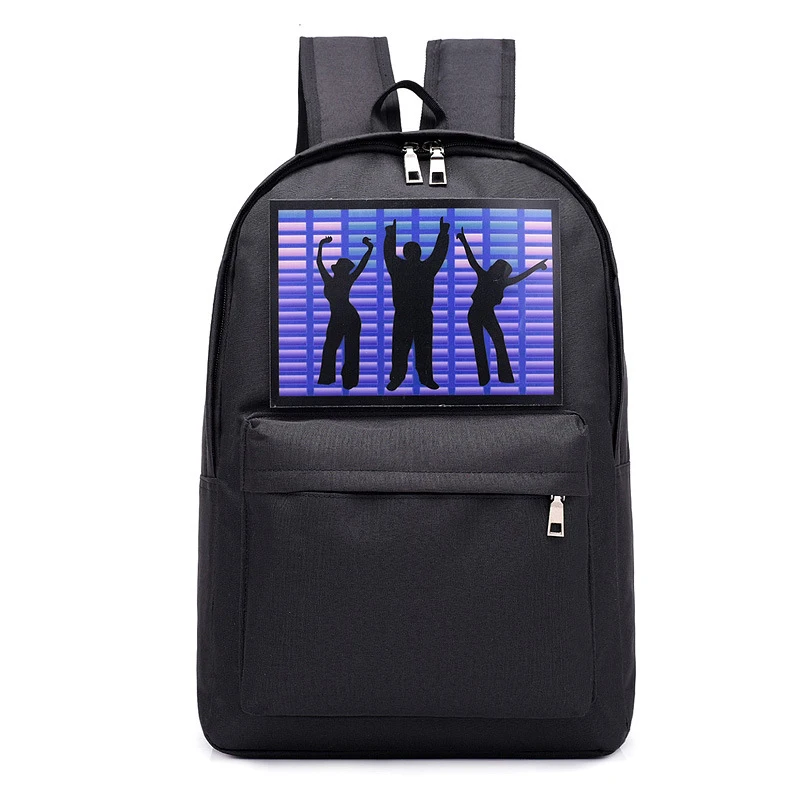 Intelligent Voice Control Cool Flashing Light Backpack For Teenager School Bags Weekend Travel Nylon Laptop | Багаж и сумки