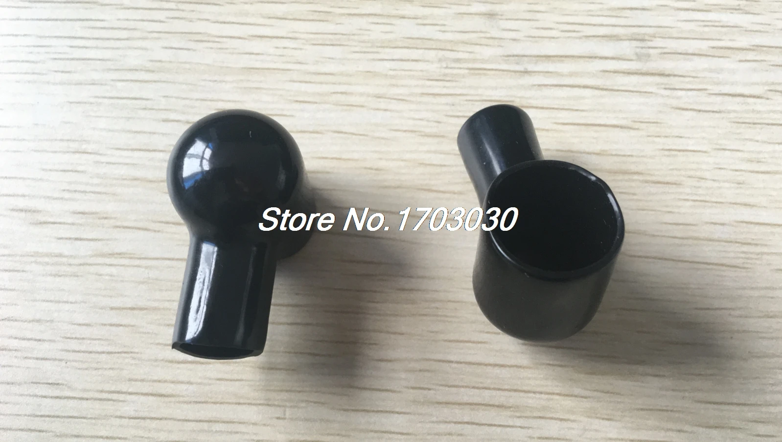 

6 x Black Soft Plastic Smokin Pipe Shaped Battery Terminal Caps Boots