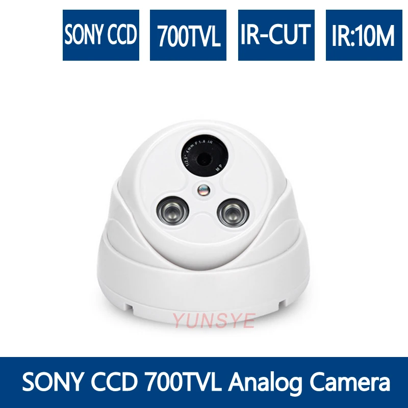 Аналоговый Камера Бесплатная доставка CCTV Камера мини купол безопасности аналоговые Камера 1000TVL 1200TVL Крытый ИК 700TVL Камера ИК: 10 м