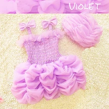 Dollplus купальник для девочки милый кружевной купальный детский купальник цельный купальники бикини для девочек