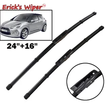 Erick's-balais d'essuie-glace avant pour citroën DS3 DS 3 2009-2020, 24 pouces + 16 pouces, LHD, pare-brise