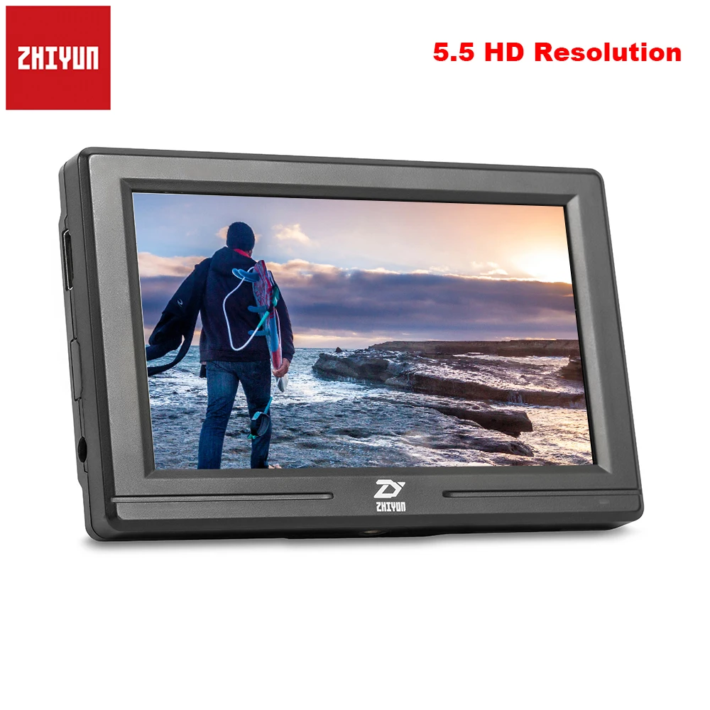 

Zhiyun 5.5" Mini Camera Display Monitor with HDMI Input Output IPS HD 1920x1080 LCD Monitoring for Gimbal Stabilizer Crane 2 V2