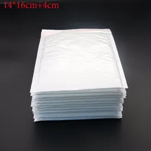 50 шт./ручной(14*16 см+ 4 см) ретро Белый конверты пузырь Сумки высокого качества Стиль упаковочных материалов