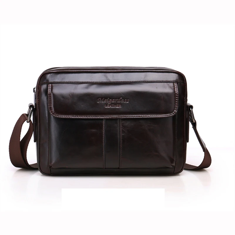 

MEIGARDASS Genuine Leather Shoulder Bags Vintage Men Messenger Bag Small ipad Male Tote Vintage New Crossbody Bags Men's Handbag