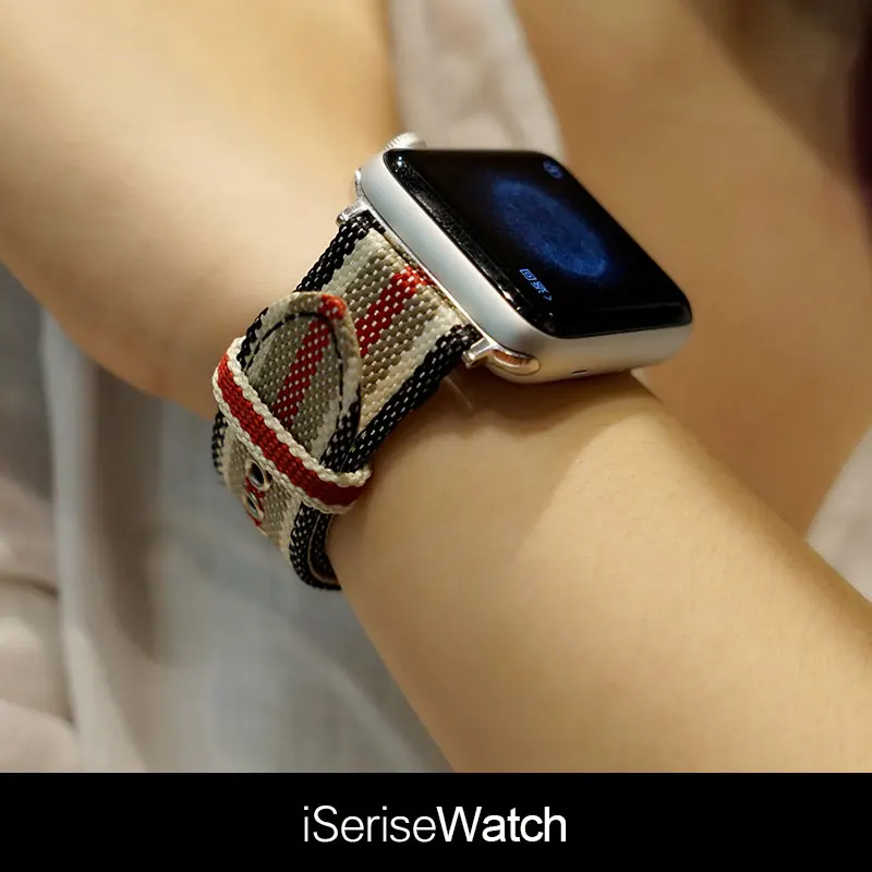 Nylon Weaven Watch Band Strap For Apple Watch Series2 3 Iwatch 38mm nylon-weaven-watch-band-strap-for-apple-watch-series2-3-iwatch-38mm