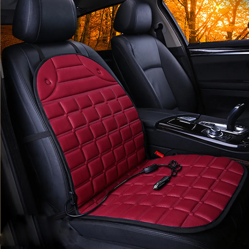 

12V Heated Car Seat Cushion Seat Cover, Warmer Warmer, Cardriver Heated Seat Cushion Winter Home Cushion #g8
