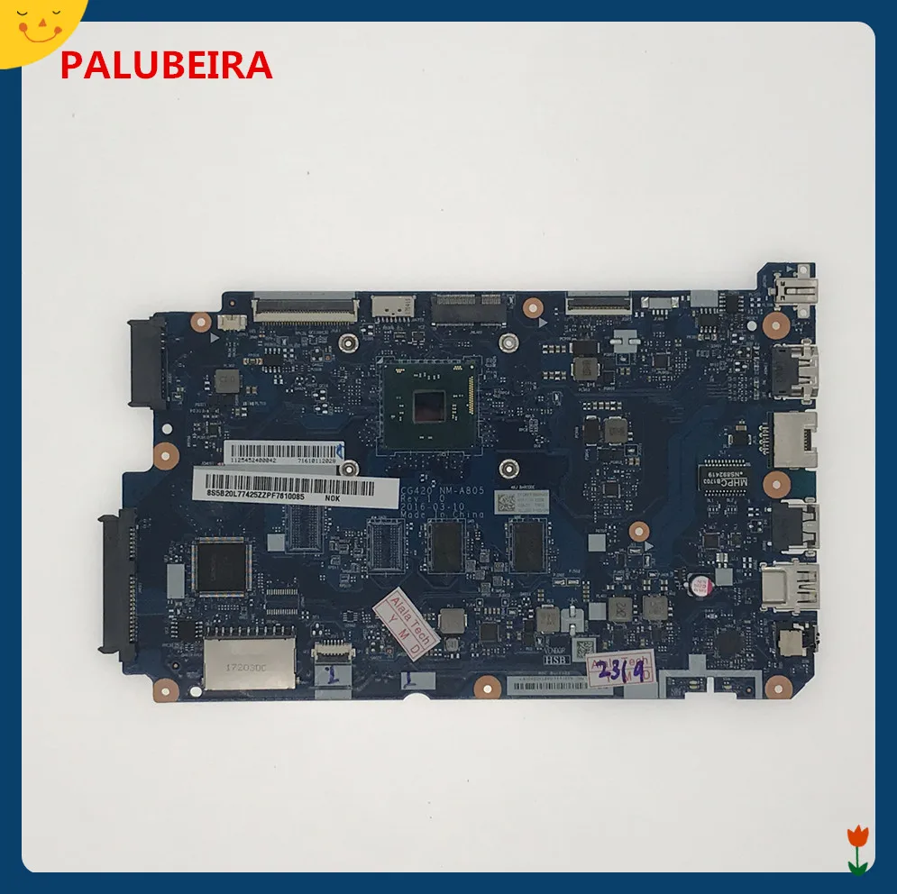 Материнская плата для ноутбука LENOVO 110 14IBR с процессором N3160 и ОЗУ 2 Гб|Материнские