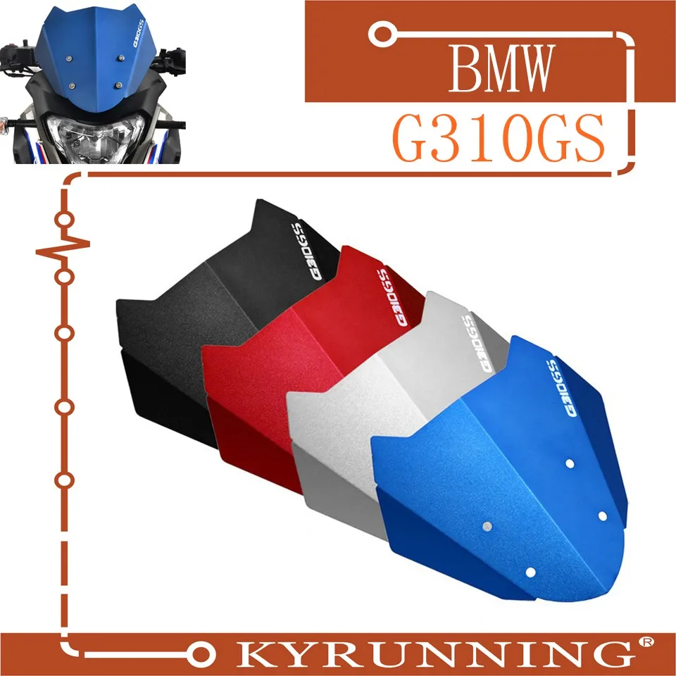 

Teng Worship motorcycle CNC aluminum windshield windshield sun visor for BMW G310GS G310 GS 2017 2018 g310gs g 310gs