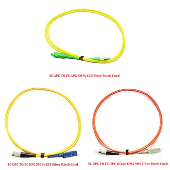 

30 Pieces 3.0 Meter SC TO FC UPC/APC SM Single Mode MM Multi Mode Simplex 3.0mm for Fiber Connector