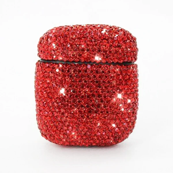 

High Quality Crystal Decor Case Protective Cover Bag Shell Case for Apple AirPods Earphones