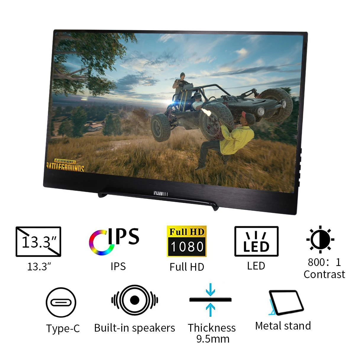 13 3 &quotтип c (USB C) порт 1080 P Портативный игровой монитор 1920x1080 ips планшетный компьютер