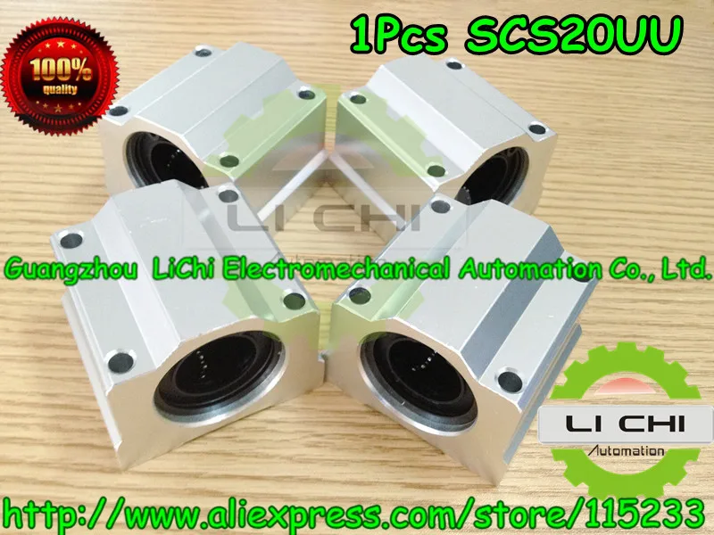 

Free shipping 1PCS / set SCS20UU Linear slide block for SCS20 Linear bearing blocks CNC XYZ for SBR20 linear rails
