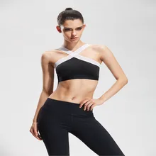 New design Women s Sports Mesh Bra Sexy Yoga Bra for Gym Running font b Fitness