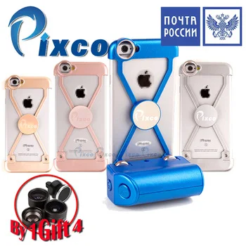 Pixco camera lens Kit Phone case Selfie Stick Handheld Stable Phone Remote Shut For I6 Shipping From Russia