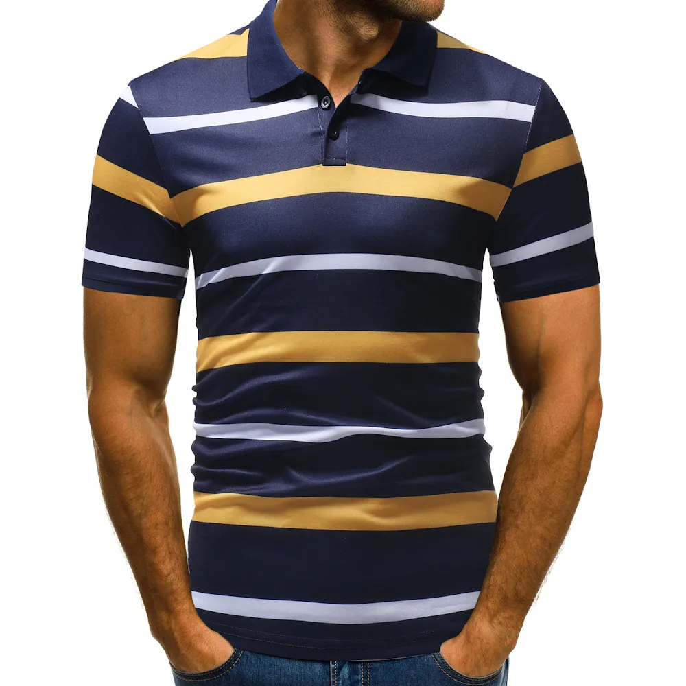 

Cotton Spring Summer Mens Buttons Design Half Cardigans Short Sleeve Patchwork Casual Regular Clothing T Shirt hot sale c0409