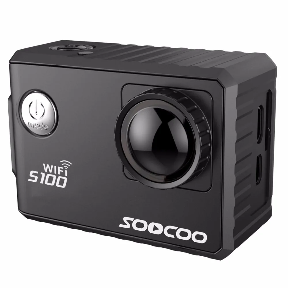 SOOCOO S100 2' Экран 4 K 170 градусов Широкий формат, WiFi, экшн-камера для занятий спортом, Камера цифровая видеокамера с Водонепроницаемый Корпус чехол