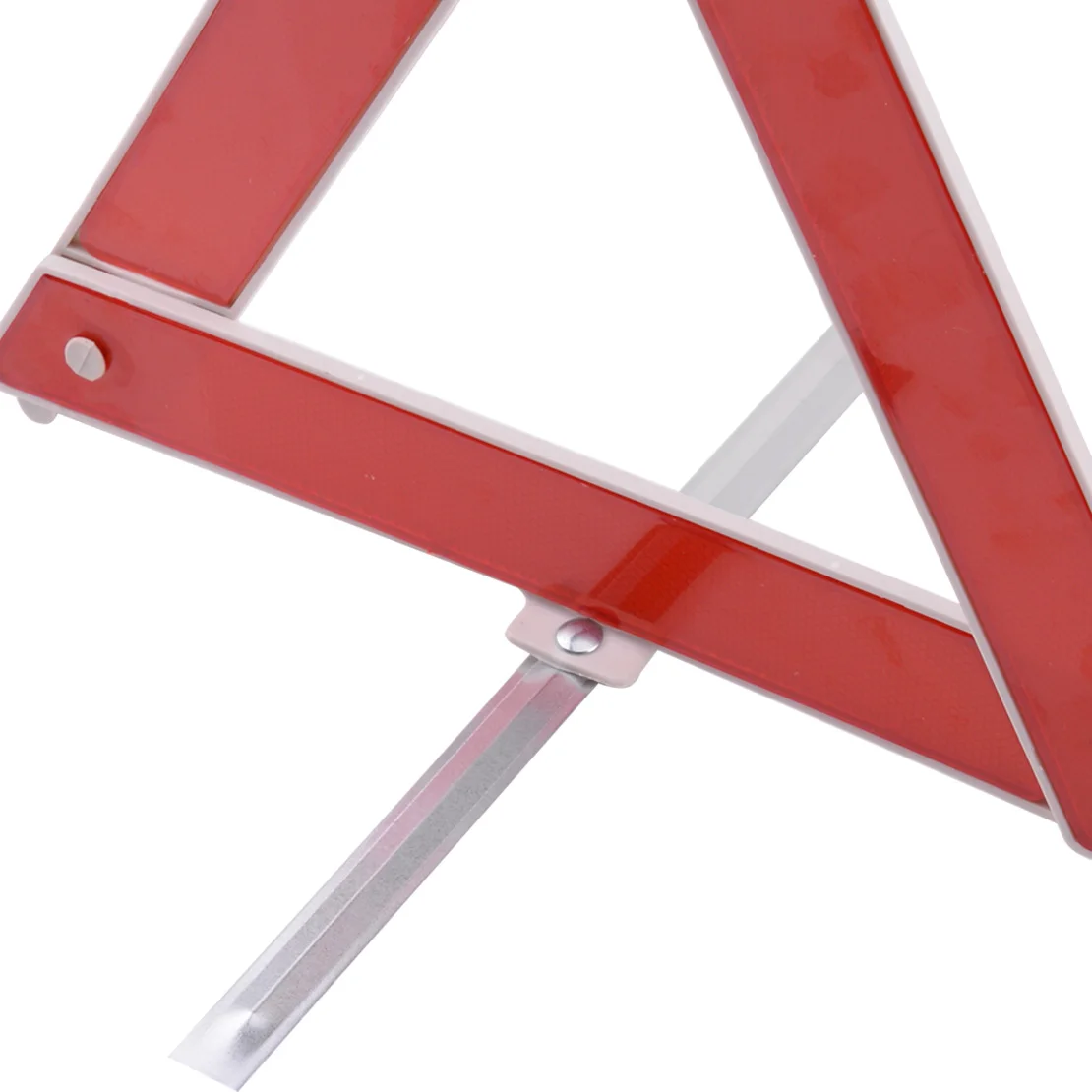 Car Red Foldable Red Reflective Warning Triangle Frame Emergency Breakdown Safety Hazard Travel Kit for VW Audi BMW Honda