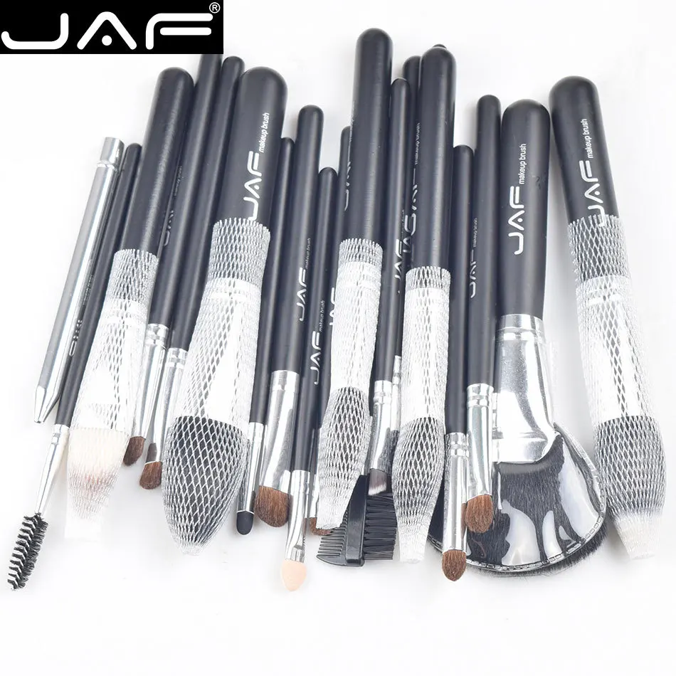JAF 20 PcsSet Makup Brushes Premiuim Natural Hair of Goat & Pony Horse Super Soft Makeup Brush Tool Set Women Cosmetic Tools (7)