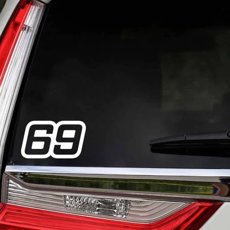 YJZT 15 2 см * 8 персонализированный номер 69 виниловая Автомобильная наклейка