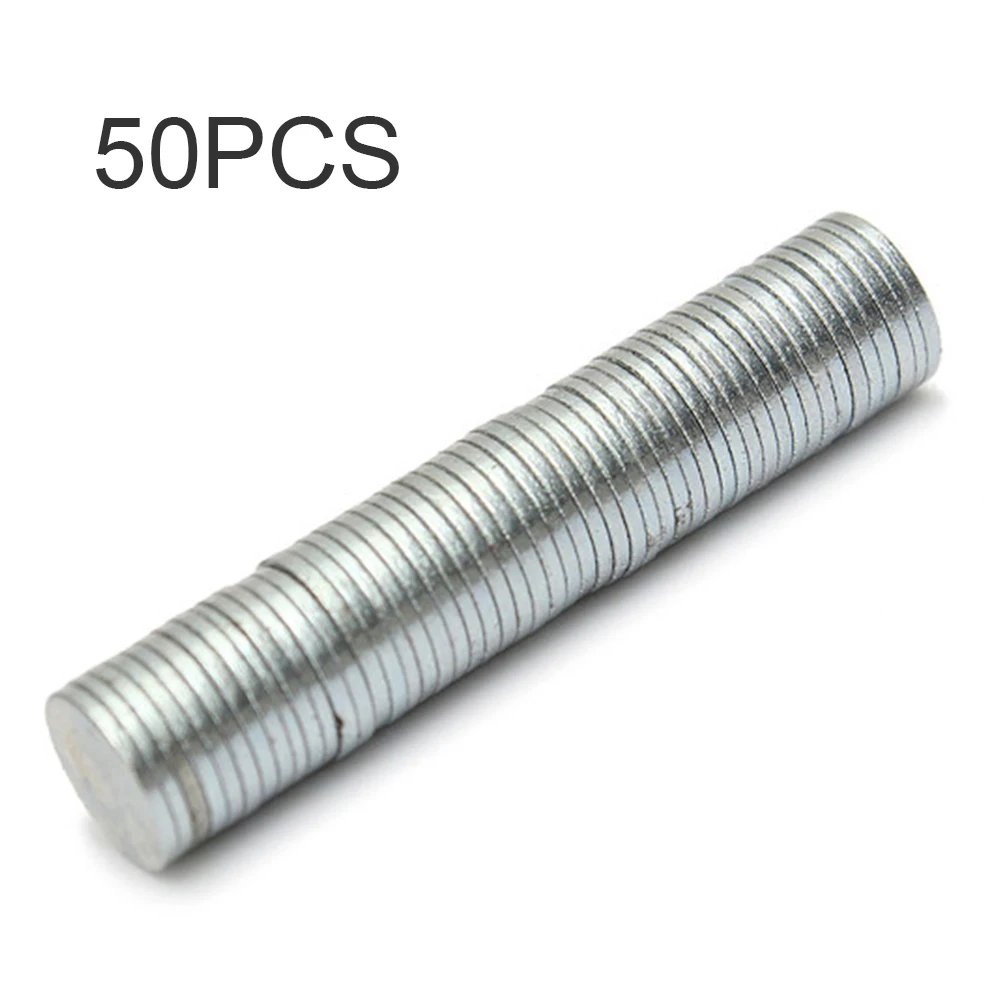 

Multi-use 50pcs N35 Strong Round Disc Permanent Rare Earth Neodymium Magnety for Refrigerator DIY Craft Scientific 5x0.5mm