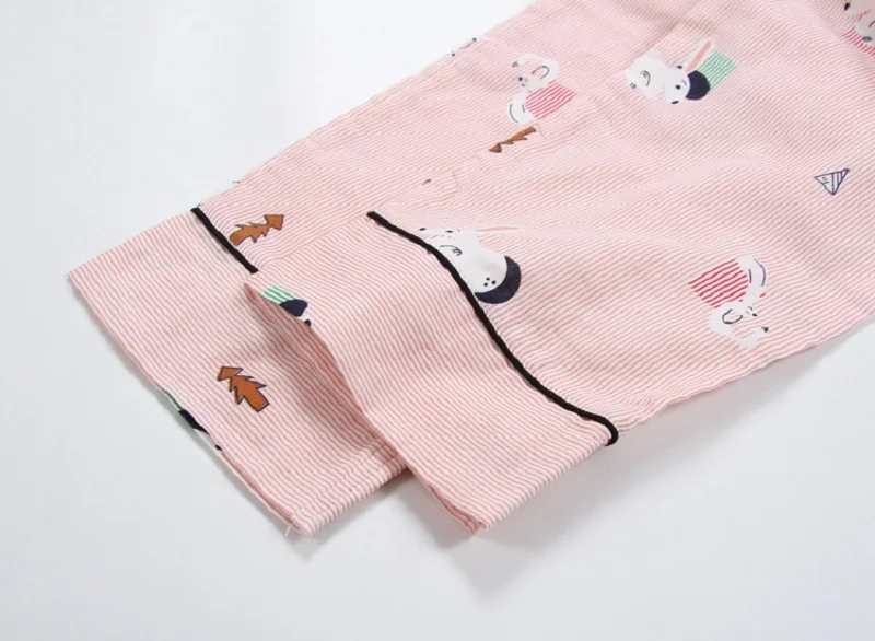 women pink double yarm cotton sleepwear (12)