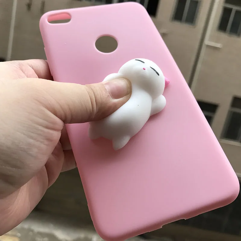 For Huawei P8 Lite 2017 Honor Lite Case Cute Cartoon 3D Squishy