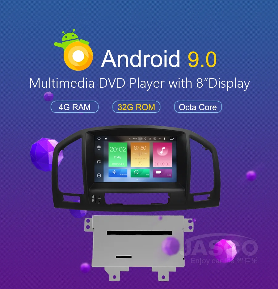 Sale Android 9.0 Car DVD Player GPS Navigation multimedia for Opel Insignia CD300 CD400 Regal Vauxhall 2010 2011 2012 Radio Stereo 1