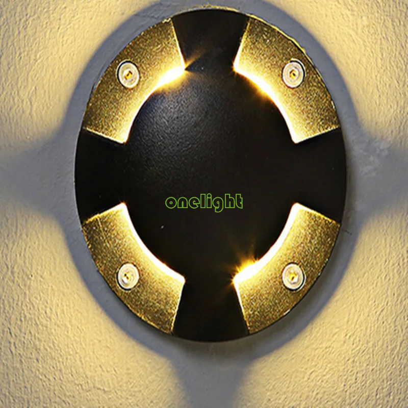 Conduziu a Luz White para Jardim Waterproof Subterrânea Dc12v - Ac85-265v Quente Cool Quintal Quadrados Enterrado Inground Lâmpadas 10 Pcs 5x2 w 6x2 7 Luzes e Iluminação