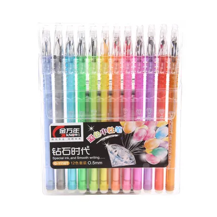 0 5 мм 12 Цветов комплект Красочные глава Fine Line гелевая ручка Fineliner эскиз Книги по