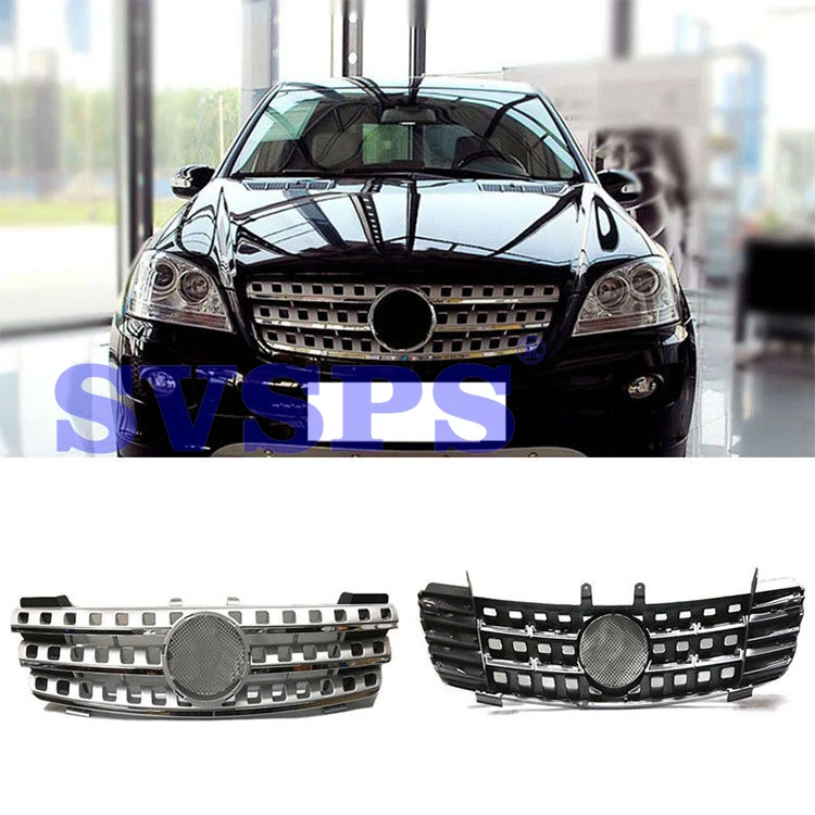 High Quality ABS Front Middle Grille For Mercedes Benz ML-Class W164 2000-2006 Year High Quality ABS Front Middle Grille For Mercedes Benz ML-Class W164 2000-2006 Year