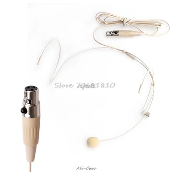 

Dual Ear Head Headset Mic Headworn Microphone For ALL XLR 3PIN TA3F