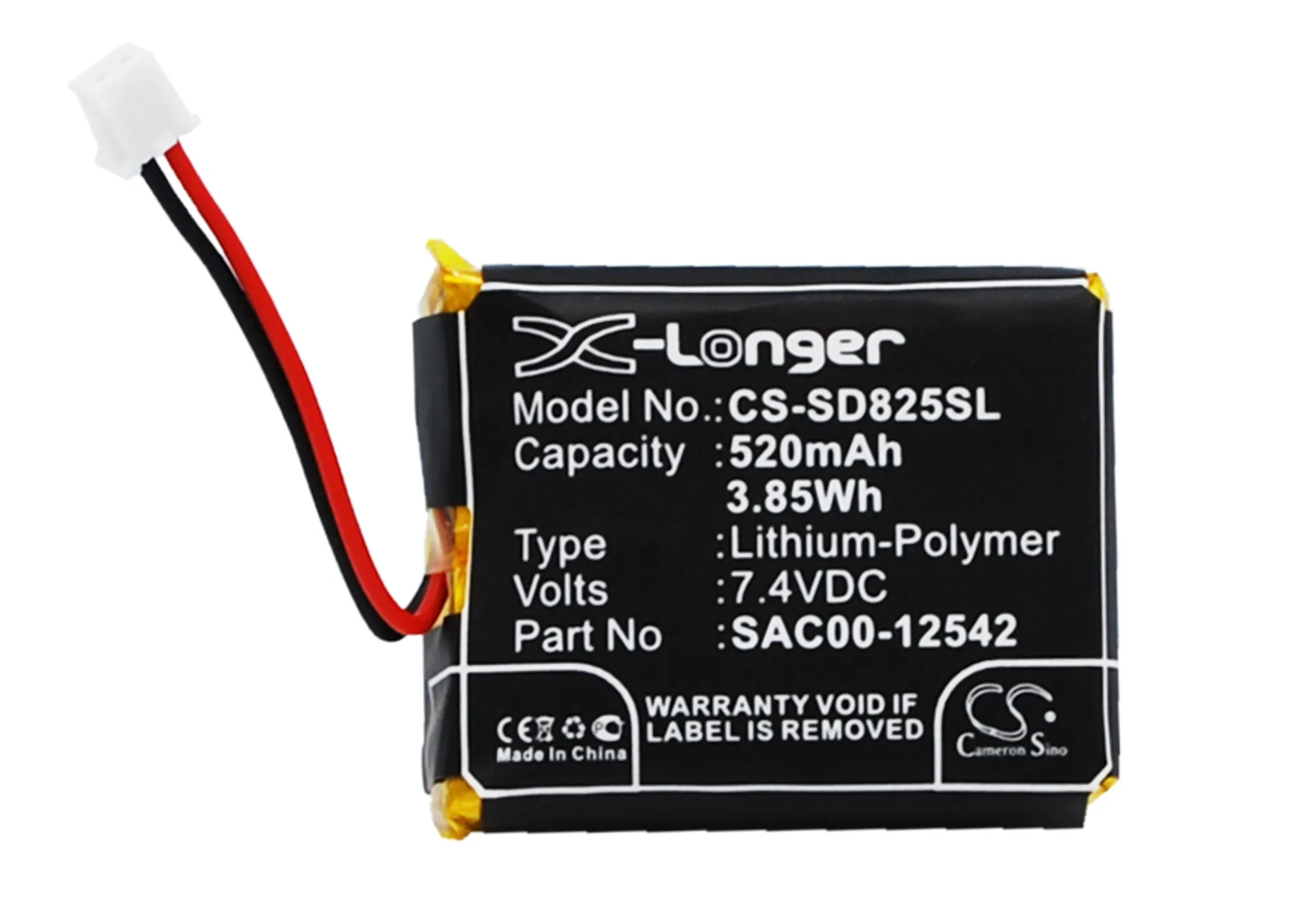 Cameron Sino 520mAh SAC00 12542 батареи для SportDog D 1875 13794 SD 1825 3225 ST 101SA 101SH|Цифровые аккумуляторы| |