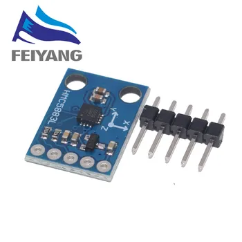 

1PCS GY-273 3V-5V HMC5883L Triple Axis Compass Magnetometer Sensor Module Three Axis Magnetic Field Module For Arduino