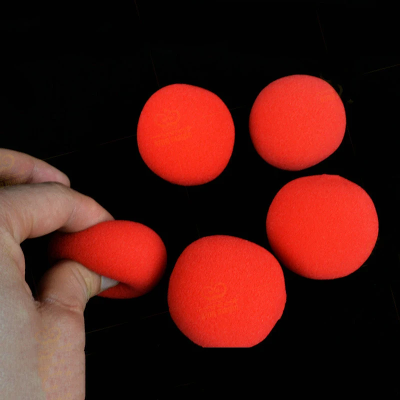 

10PCS 2.5cm Finger Sponge Ball Magic Tricks Classical Magician Comedy Close-up Stage Card Magic Accessories interactive toys -20