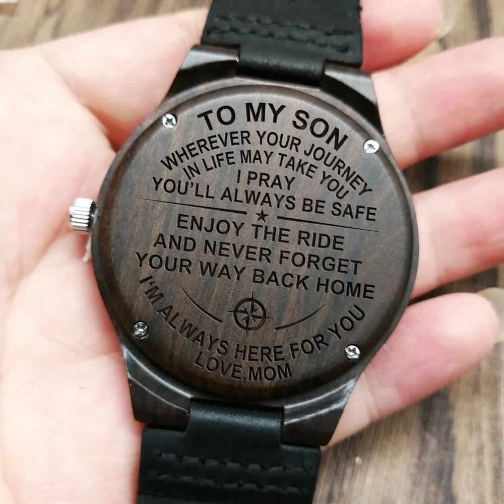 from-mom-to-son-engraved-wooden-watch-i'm-always-here-for-you